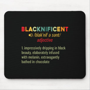 Alfombrilla De Ratón Definición negras Orgullo negro negro africano