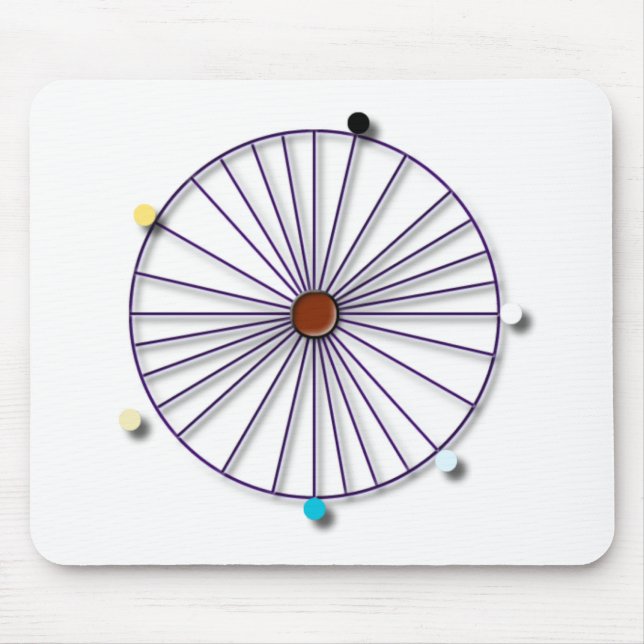 Alfombrilla De Ratón Deidades simples por el La rico Bonté (Frente)