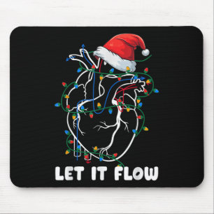 Alfombrilla De Ratón Deja que fluya Anatomía Corazón Enfermera Santa So