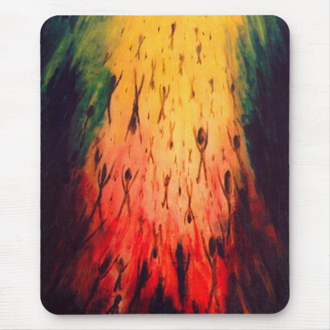 Alfombrilla De Ratón Dejar La Oscuridad Entrar En La Luz (Frente)