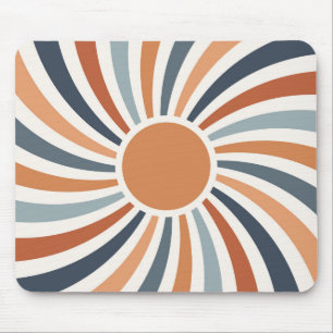 Alfombrilla De Ratón Dejar que el sol brille en un diseño de estilo ret