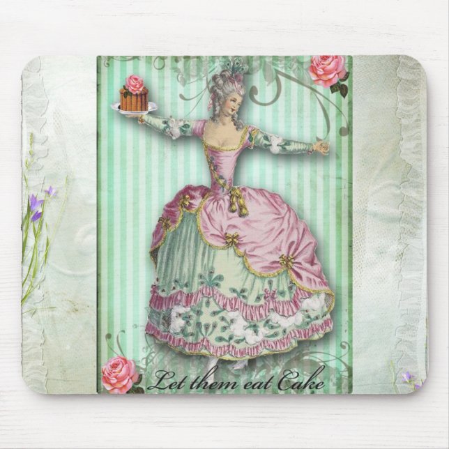 Alfombrilla De Ratón Déjelos comer el mousepad de la torta… (Frente)