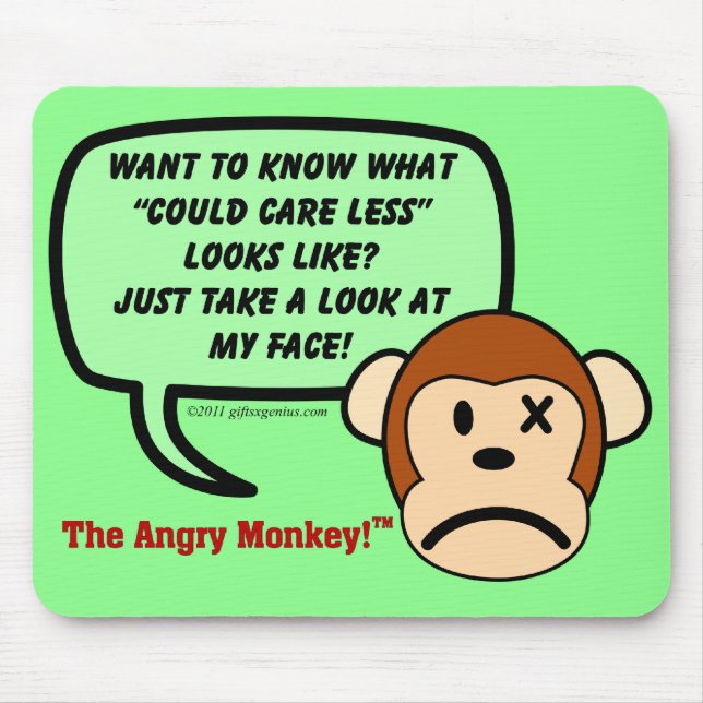 Alfombrilla De Ratón Déjeme mostrarle apenas cómo cuido poco sobre ése (Frente)