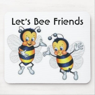 Alfombrilla De Ratón Déjenos los amigos de la abeja