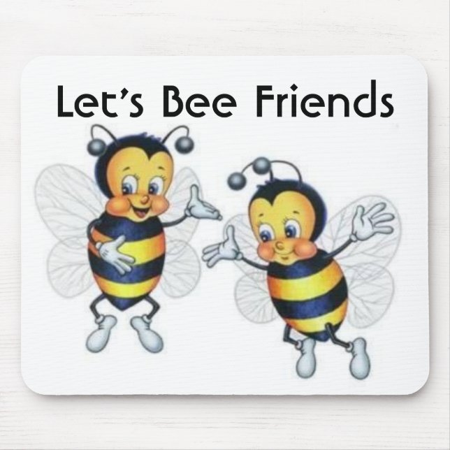 Alfombrilla De Ratón Déjenos los amigos de la abeja (Frente)