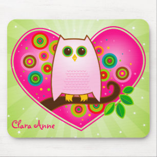 Alfombrilla De Ratón Del búho amor siempre usted Mousepad