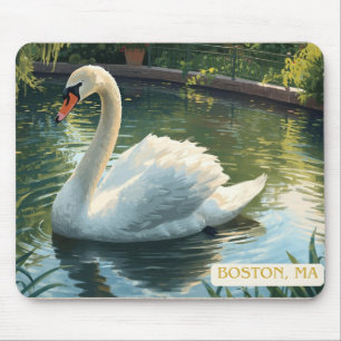 Alfombrilla de ratón del cisne del Jardín Público 
