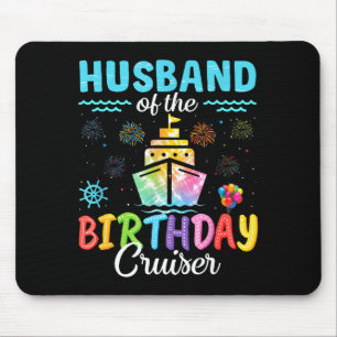 Alfombrilla De Ratón Del crucero de cumpleaños del marido
