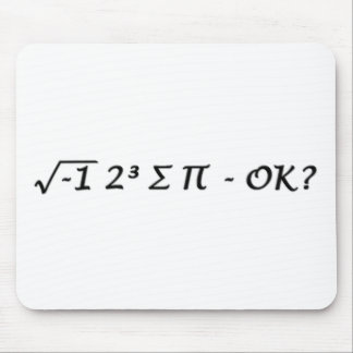 Alfombrilla De Ratón ¿∏ del ∑ del ³ √-1 2 - yo comí una cierta