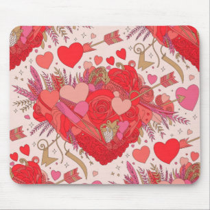 Alfombrilla de ratón del Día de San Valentín Rom