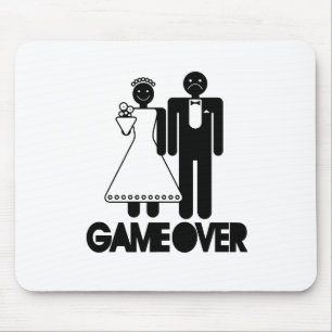 Alfombrilla De Ratón Del juego regalos de boda divertidos encima -