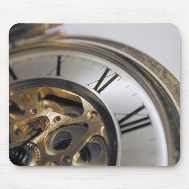 Alfombrilla De Ratón del reloj cierre para arriba (Frente)