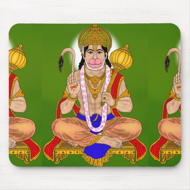 Alfombrilla de ratón del Señor Hanuman (Frente)