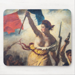 Alfombrilla De Ratón Delacroix - La Libertad guiando al pueblo Primer p