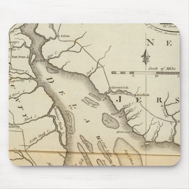 Alfombrilla De Ratón Delaware (Frente)