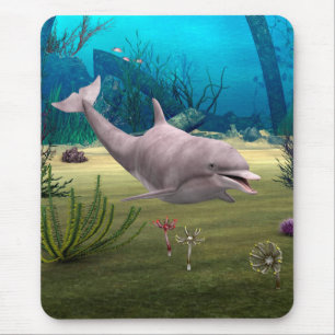 Alfombrilla De Ratón Delfín sonriente