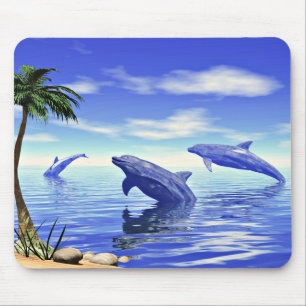 Alfombrilla De Ratón Delfines