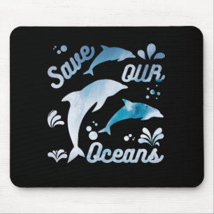 Alfombrilla De Ratón Delfines / Salven nuestros océanos