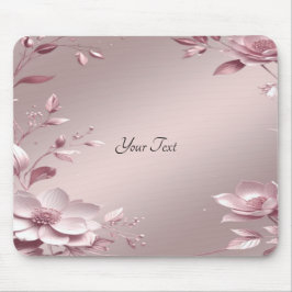 Alfombrilla De Ratón Delicate Pink Floral Mousepad