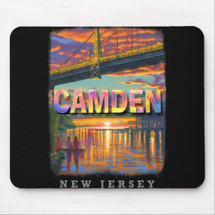 Alfombrilla De Ratón Delicia en el paseo marítimo de Camden Nueva Jerse