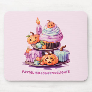 Alfombrilla De Ratón Delicias de Halloween Pastel