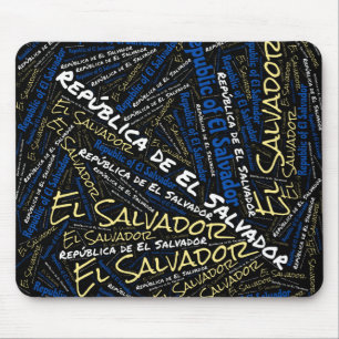 Alfombrilla De Ratón Deliciosa bandera de El Salvador Colores patriótic