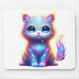 Alfombrilla De Ratón Delicioso gato colorido