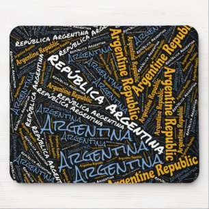 Alfombrilla De Ratón Deliciosos colores de bandera argentina ratón patr