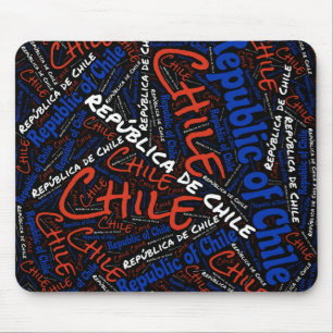 Alfombrilla De Ratón Deliciosos colores de bandera chilena patrióticos