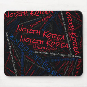 Alfombrilla De Ratón Deliciosos colores de bandera de Corea del Norte P