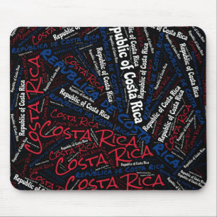 Alfombrilla De Ratón Deliciosos colores de bandera de Costa Rica Patrió