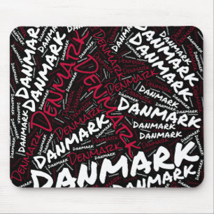 Alfombrilla De Ratón Deliciosos colores de bandera de Dinamarca Patriót