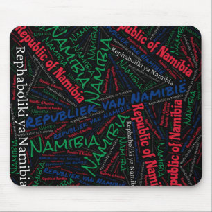 Alfombrilla De Ratón Deliciosos colores de bandera de Namibia patriótic
