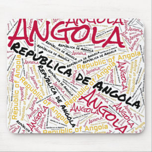 Alfombrilla De Ratón Delight Angola Flag Colores patrióticos