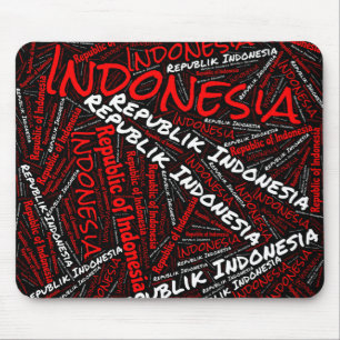 Alfombrilla De Ratón Delight Indonesia Flag Colours Patriotic