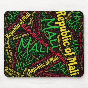 Alfombrilla De Ratón Delight Mali Flag Colours Patriotic