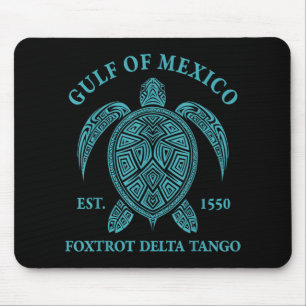 Alfombrilla De Ratón Delta Tango De La Tortuga Del Golfo De México 1550