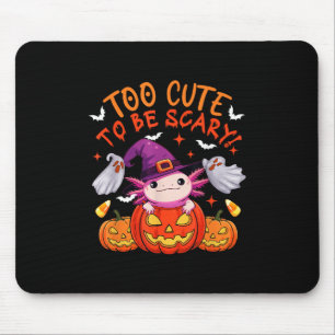 Alfombrilla De Ratón Demasiado gracioso Chiste asusta Halloween Axolotl