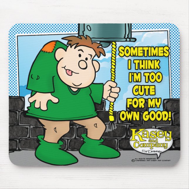 Alfombrilla De Ratón Demasiado lindo (Frente)