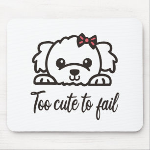 Alfombrilla De Ratón Demasiado lindo para fallar (4)