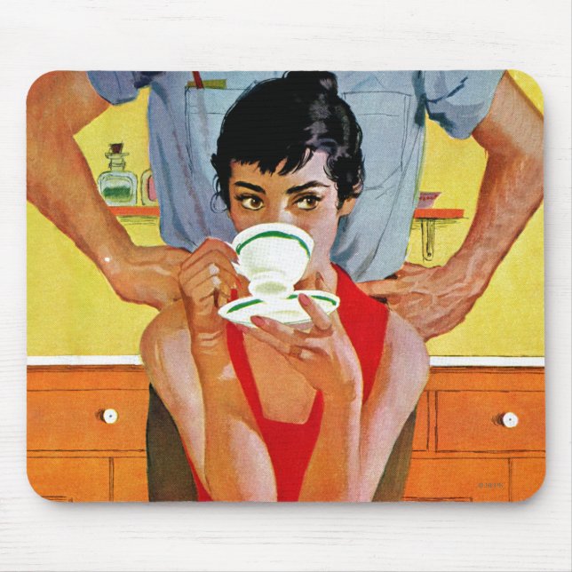 Alfombrilla De Ratón Demasiado tarde componer (Frente)