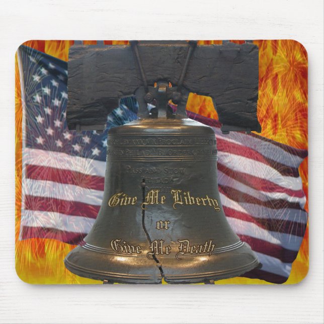 Alfombrilla De Ratón Déme la libertad o déme la muerte Mousepad (Frente)