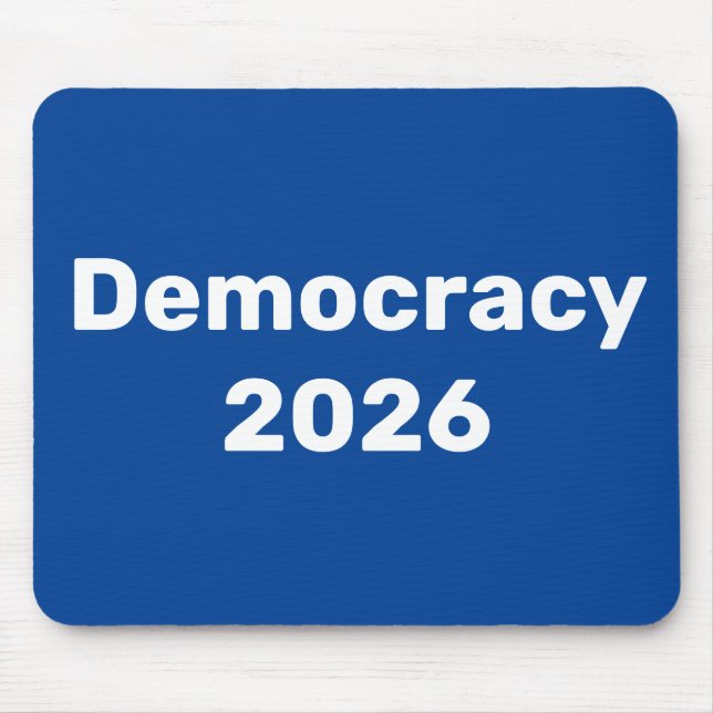 Alfombrilla De Ratón Democracia 2026 Elecciones de mitad de período (Frente)