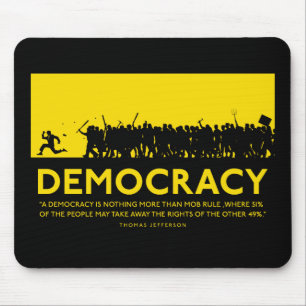 Alfombrilla De Ratón Democracia Mousepad