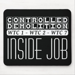 Alfombrilla De Ratón Demolición Controlada complejo WTC Trabajo interno