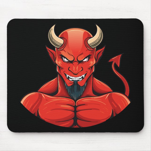 Alfombrilla De Ratón Demonio  (Frente)