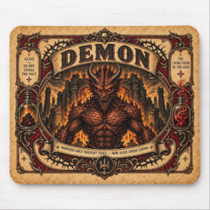 Alfombrilla De Ratón Demonio, Monstruo de Circo Antiguo