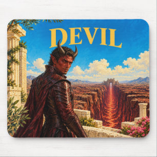 Alfombrilla De Ratón Demonio, Monstruo de Fantasía Gótica