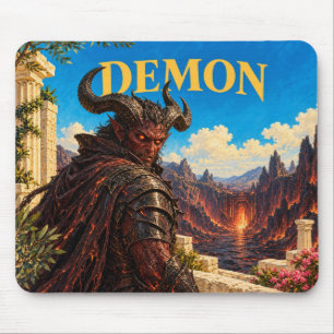 Alfombrilla De Ratón Demonio, Monstruo de Fantasía Gótica