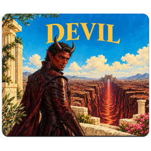Alfombrilla De Ratón Demonio, Monstruo de Fantasía Gótica